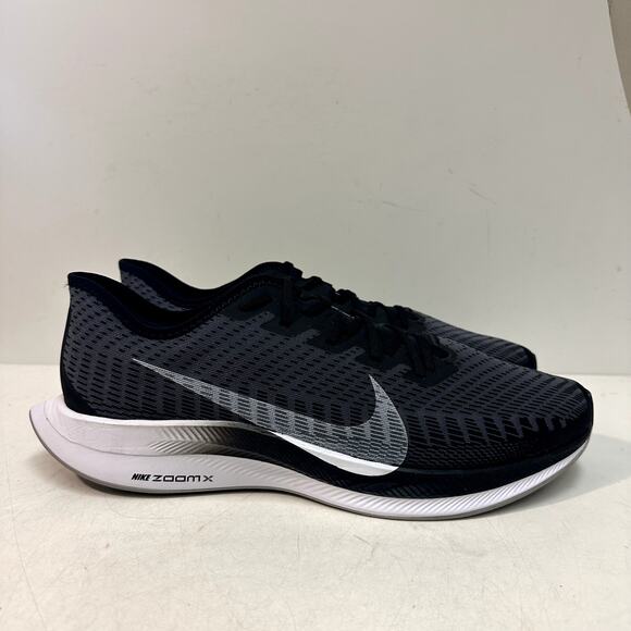 NWOT Nike Air Zoom Pegasus Turbo 2 Running Sneaker Shoe Black White Grey 14 - Picture 2 of 10